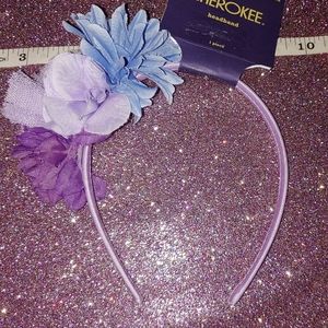 $5 Purple Girls Floral Headband Hair Accessory